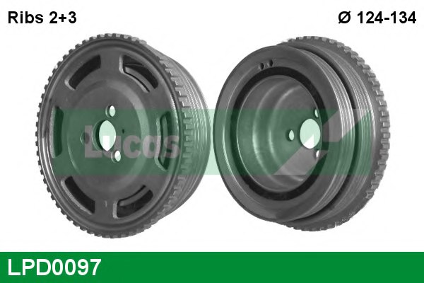LUCAS ENGINE DRIVE LPD0097 Belt Pulley, crankshaft